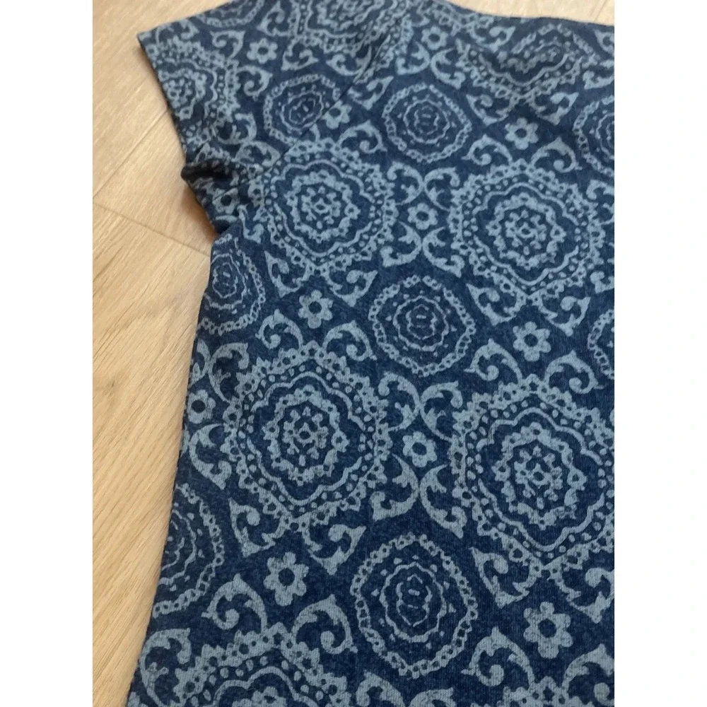 Lauren Ralph Lauren Women's XS Top Sleeveless Blue Print
